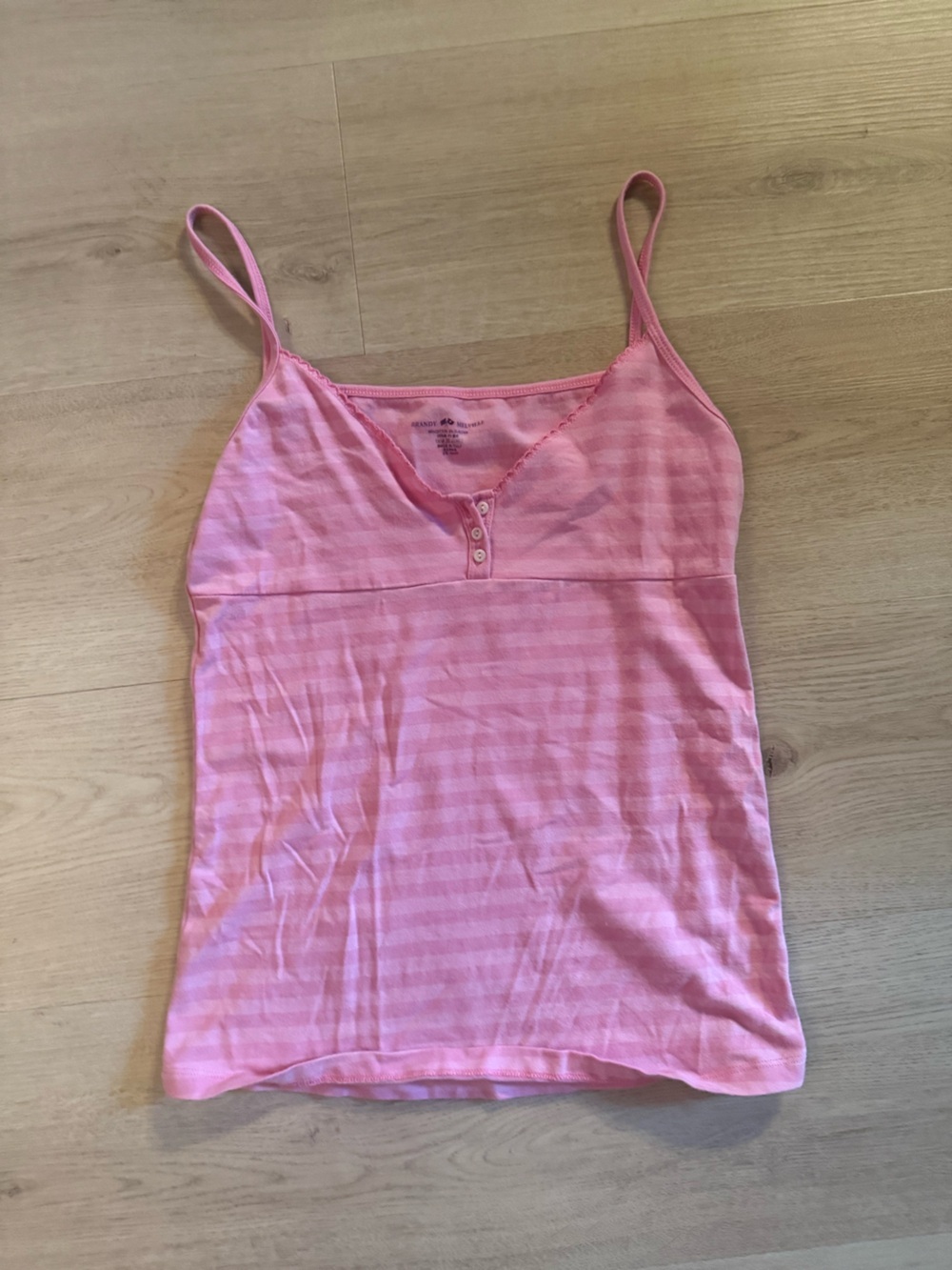 BRANDY MELVILLE pink stripped tank top - Picture 1 of 3